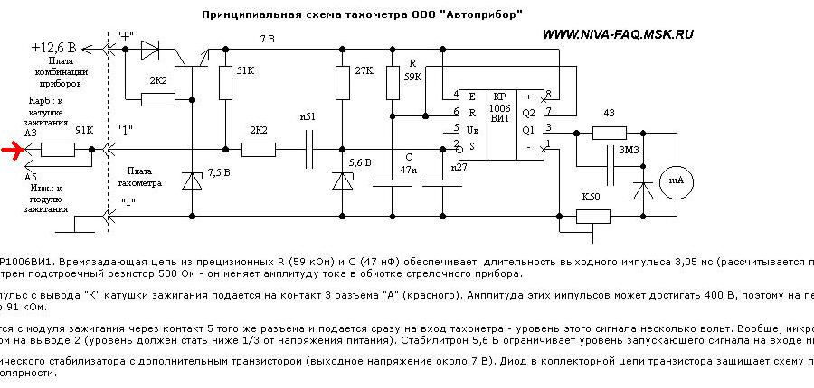 К1803 тахометр техническое описание и инструкция по эксплуатации