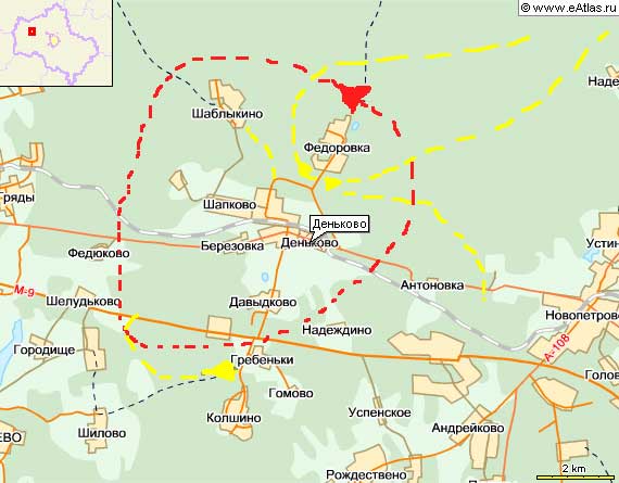 Шаблыкино орловская область карта